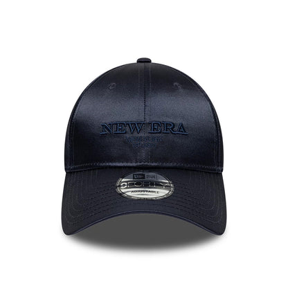 Pictured is this New Era Satin 9FORTY cap in navy. 2
