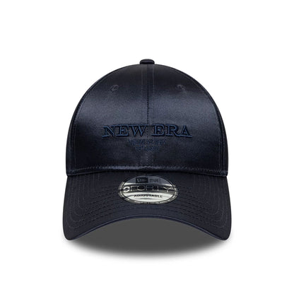 Pictured is this New Era Satin 9FORTY cap in navy. 2