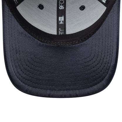 Pictured is this New Era Satin 9FORTY cap in navy. 5