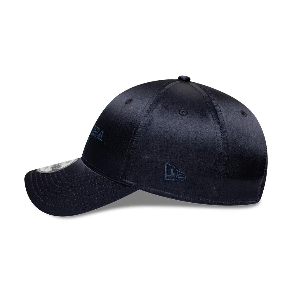 Pictured is this New Era Satin 9FORTY cap in navy. 6