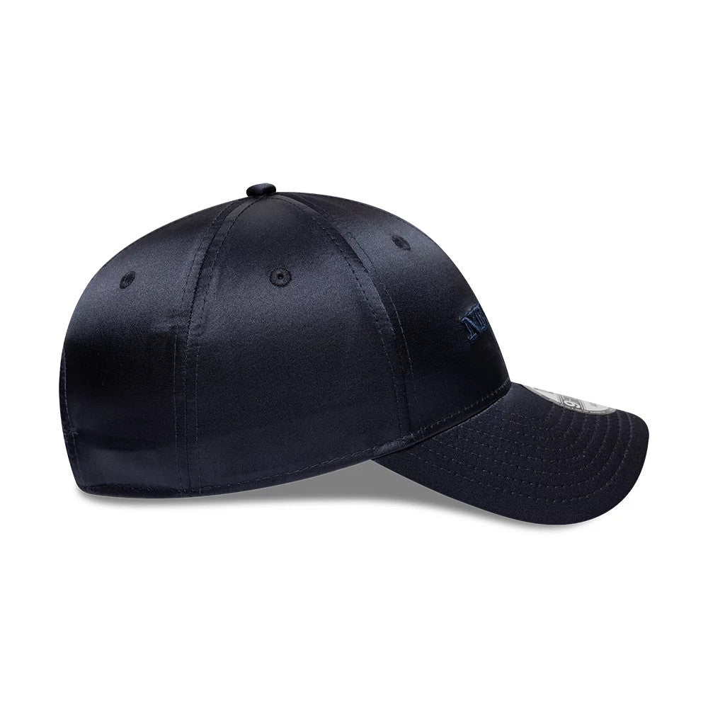 Pictured is this New Era Satin 9FORTY cap in navy. 7