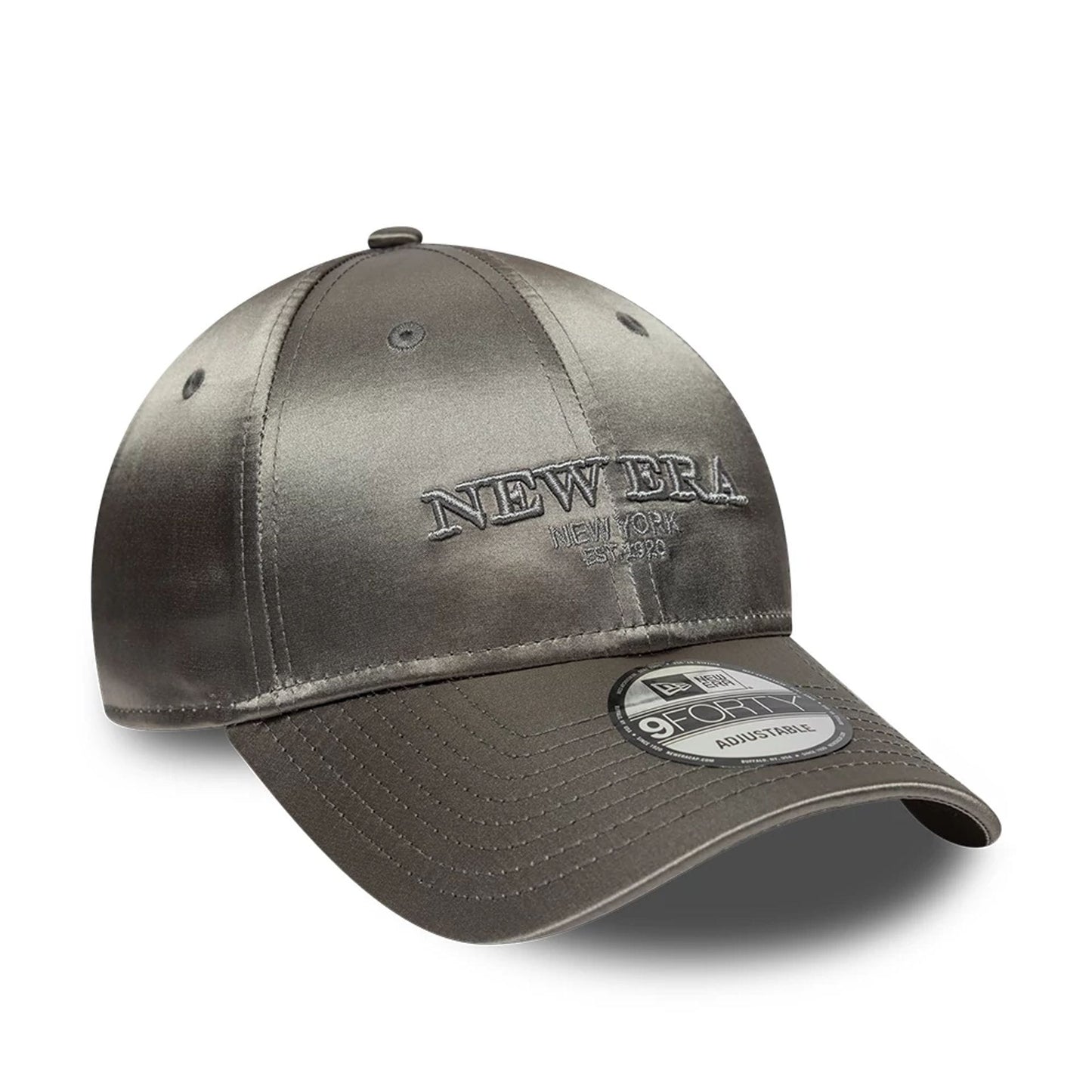 Pictured is this New Era Satin 9FORTY cap in grey. 3
