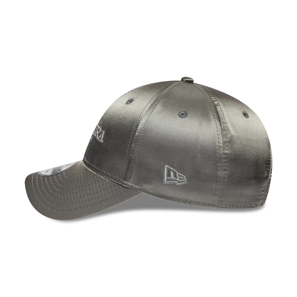 Pictured is this New Era Satin 9FORTY cap in grey. 6