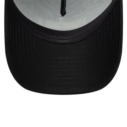 Pictured is this New Era Collegiate 9FORTY A-Frame Trucker cap in black. 7