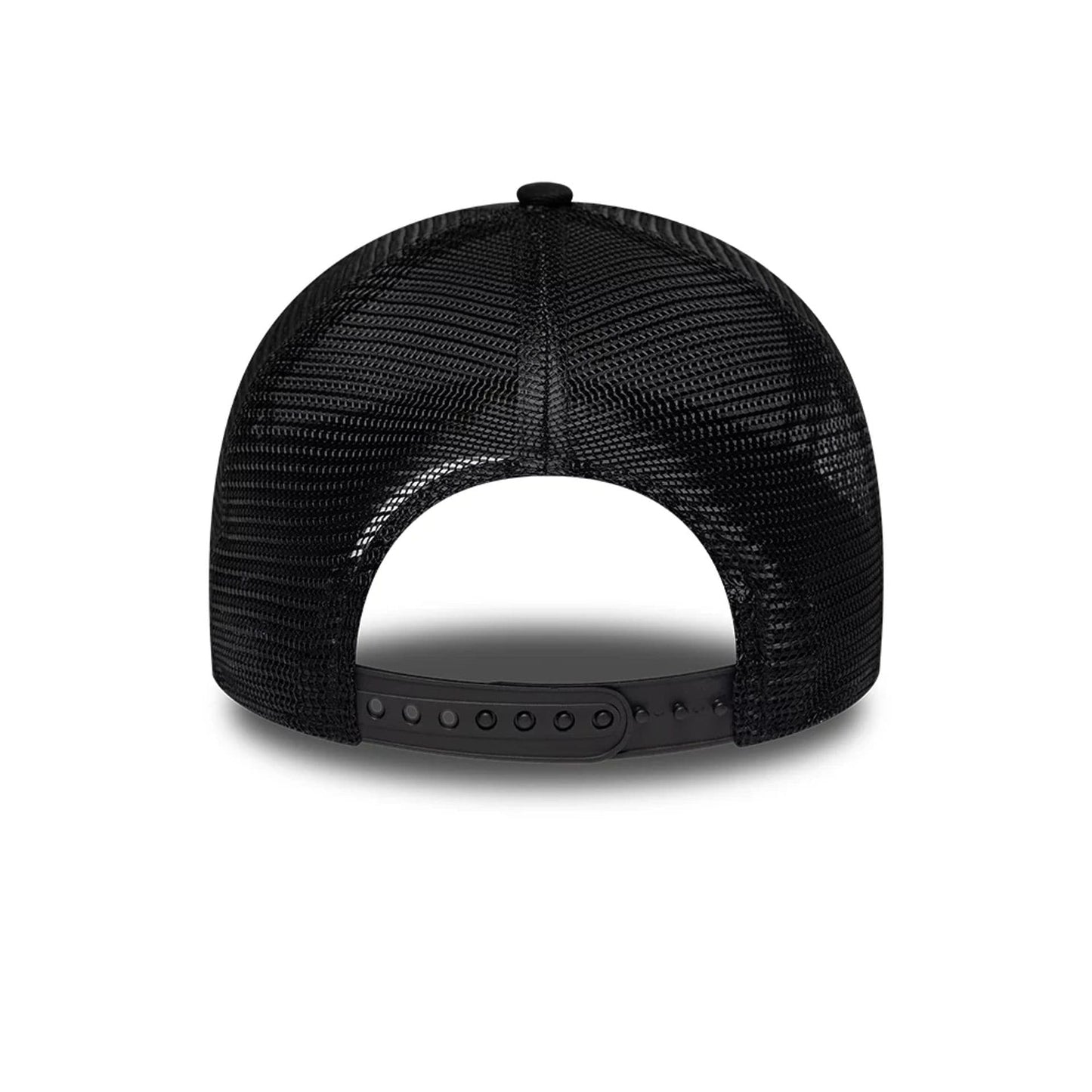Pictured is this New Era Circle 9FORTY A-Frame Trucker cap in black. 6