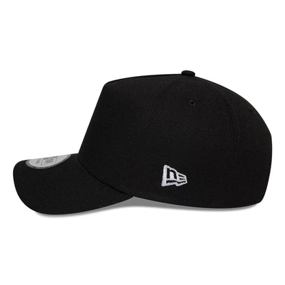 Pictured is this New Era Essential Tagging 9FORTY A-Frame cap in black. 6