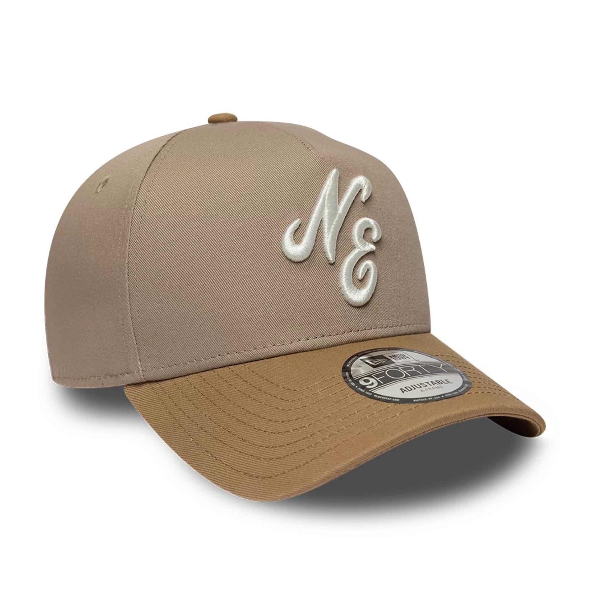 Pictured is this MLB Mocha Mousse 9FORTY A-Frame Adjustable cap in multi. 3