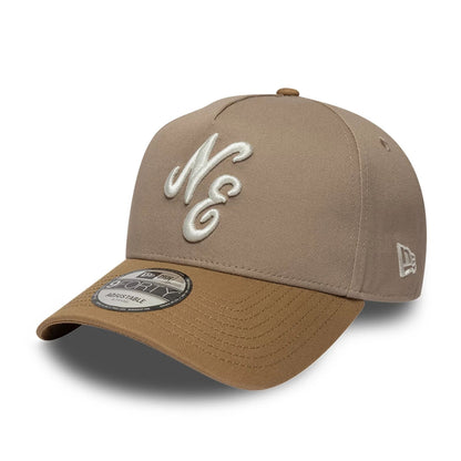 Pictured is this MLB Mocha Mousse 9FORTY A-Frame Adjustable cap in multi. 1