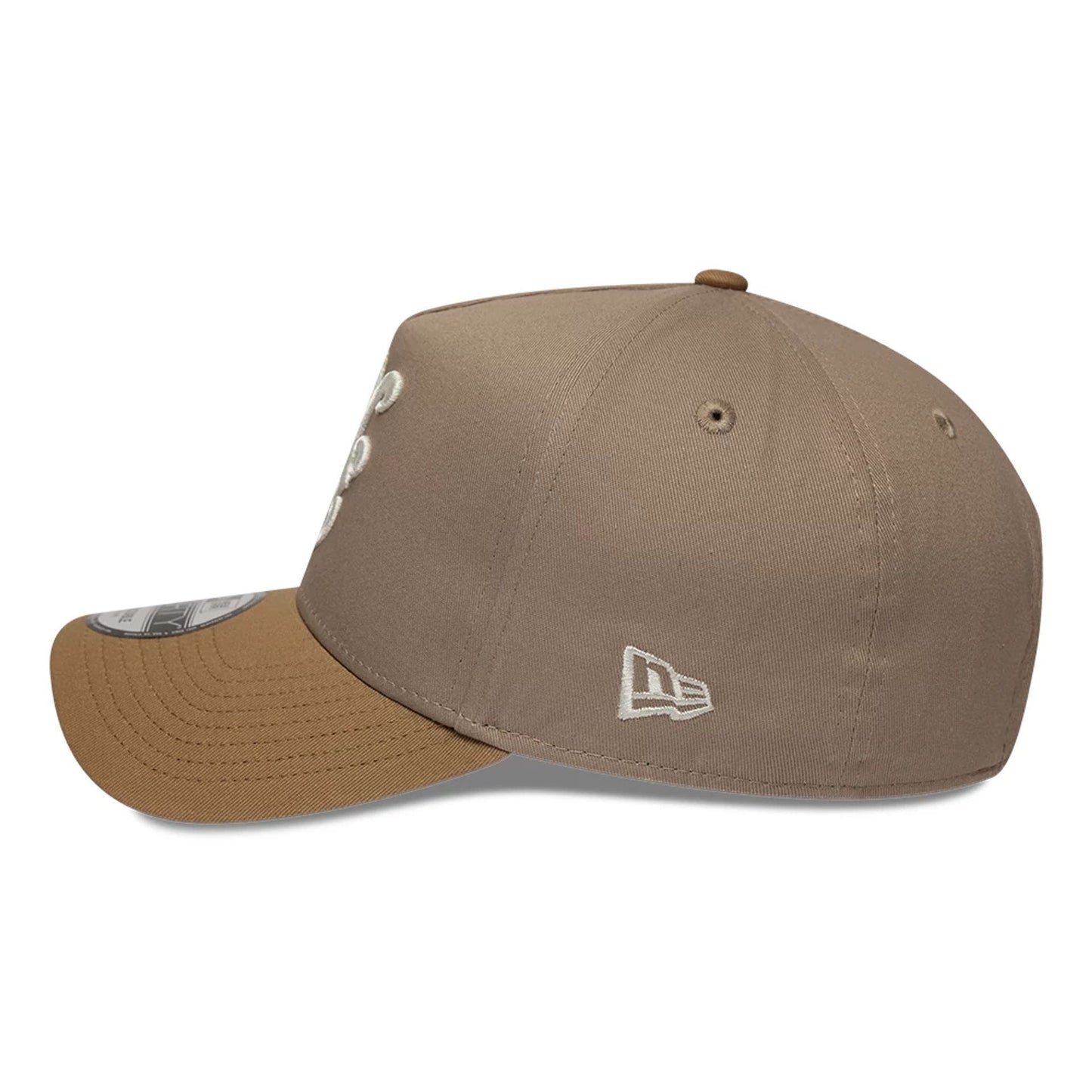 Pictured is this MLB Mocha Mousse 9FORTY A-Frame Adjustable cap in multi. 4