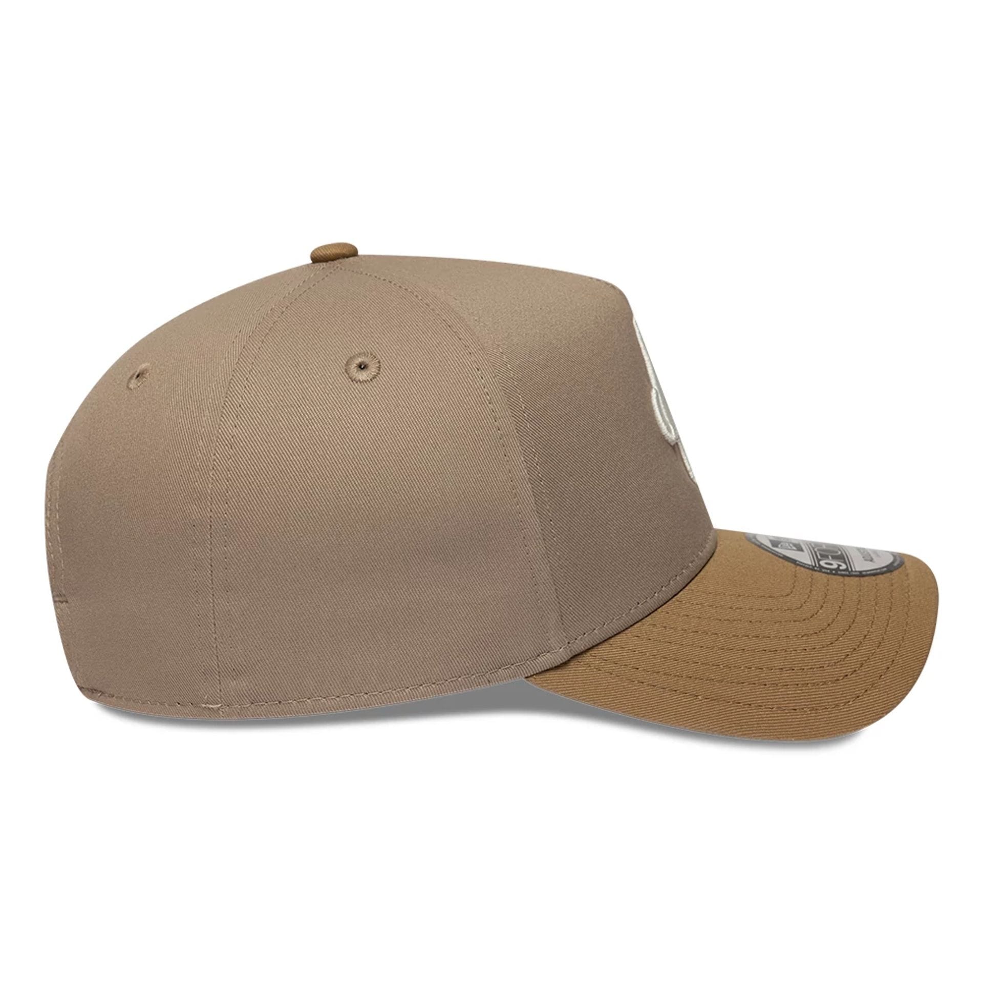 Pictured is this MLB Mocha Mousse 9FORTY A-Frame Adjustable cap in multi. 5