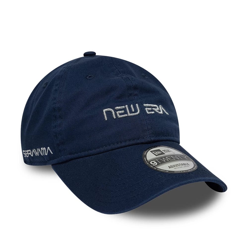 Pictured is this Hajime Sorayama X New Era 9TWENTY cap in navy. 1