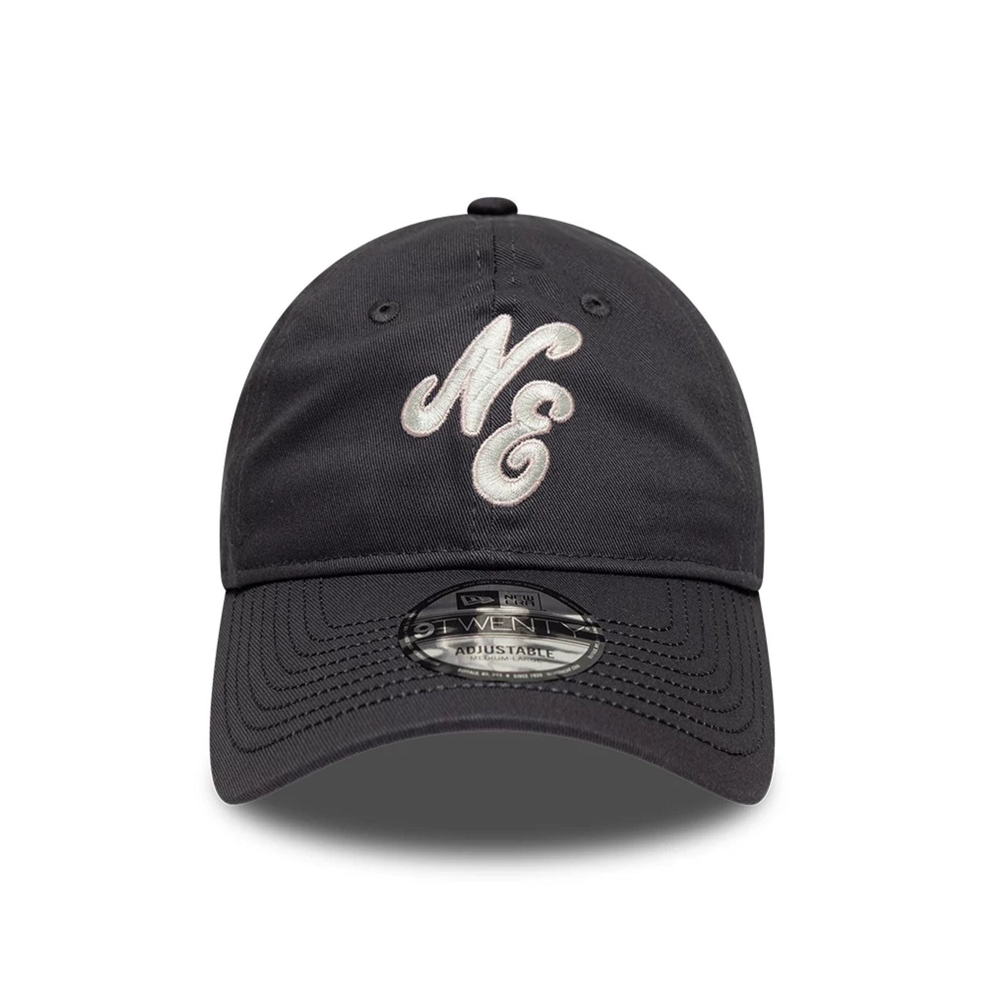 Pictured is this New Era Sakura Nagashi 9TWENTY cap in dark grey. 3