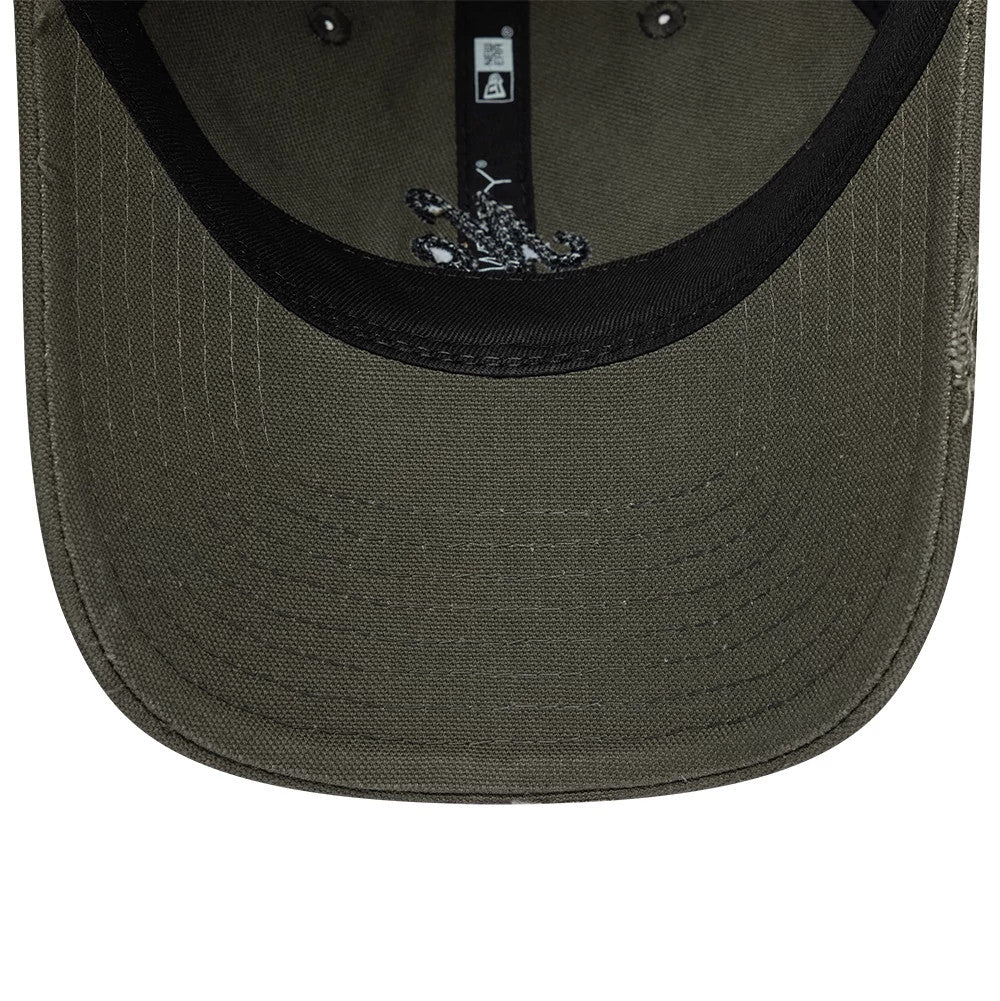 Pictured is this New Era Distressed 9TWENTY cap in Dark Green. 5