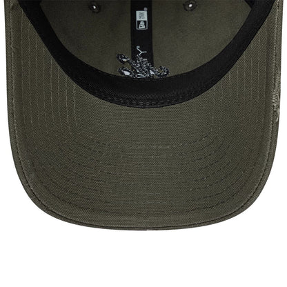 Pictured is this New Era Distressed 9TWENTY cap in Dark Green. 5