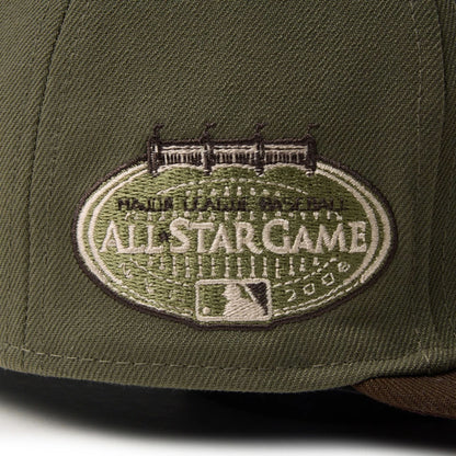 Pictured is this MLB Camo New York Yankees 59FIFTY Fitted cap in green. 5