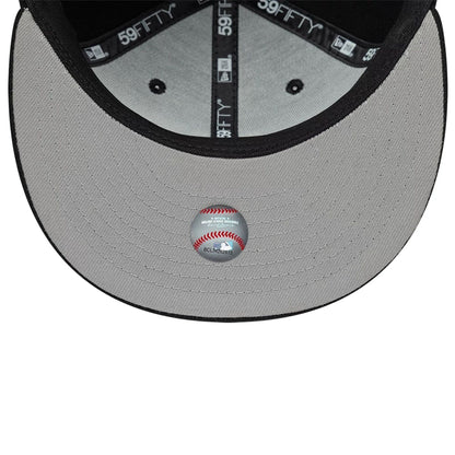 Pictured is this MLB Upside Down LA Dodgers 59FIFTY Fitted cap in black. 2