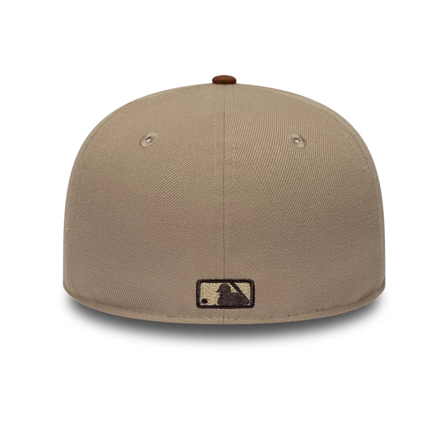 Pictured is this MLB Mocha Mousse LA Dodgers 59FIFTY Fitted cap in multi. 5