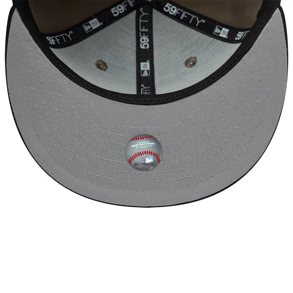 Pictured is this MLB Grosgrain LA Dodgers 59FIFTY Fitted cap in green. 2