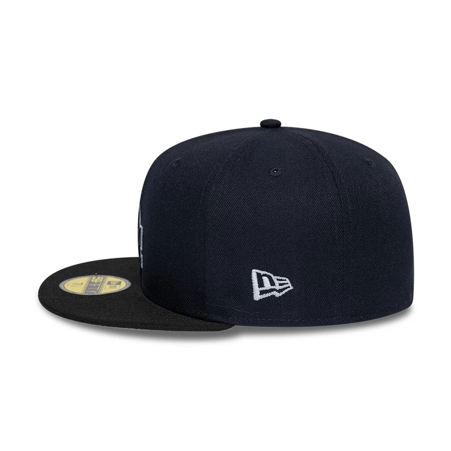 Pictured is this MLB Glow In The Dark LA Dodgers 59FIFTY Fitted cap in navy. 5