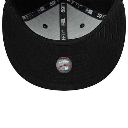 Pictured is this MLB Black On Black Detroit Tigers 59FIFTY Fitted cap in black. 7
