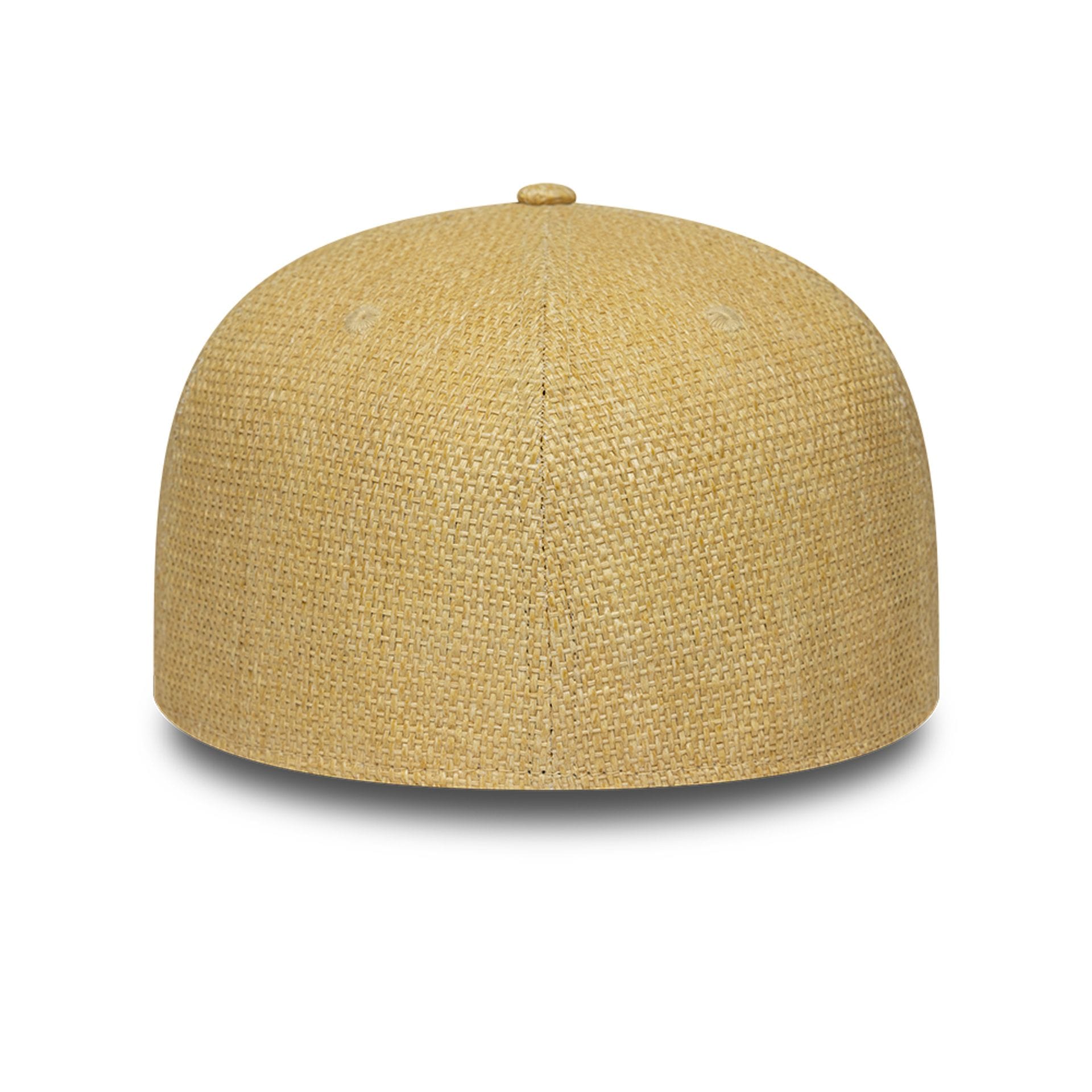 Pictured is this New Era Straw 59FIFTY Fitted cap in beige. 4