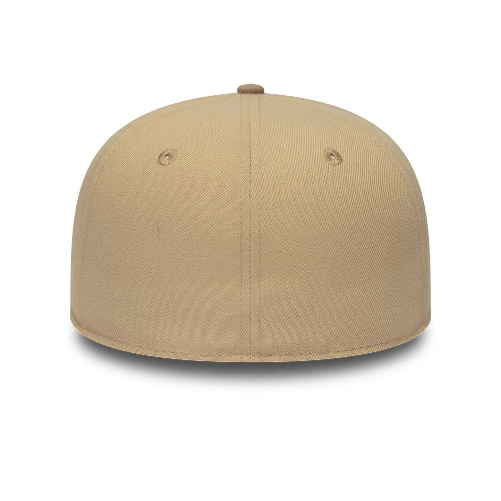 Pictured is this New Era Mocha Mousse 59FIFTY Fitted cap in light beige. 5