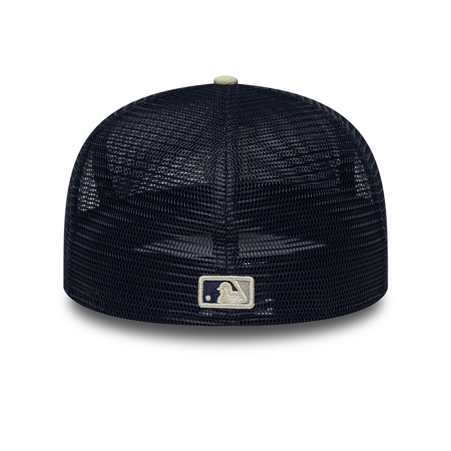 Pictured is this MLB All Mesh LA Dodgers 59FIFTY Fitted cap in navy. 5