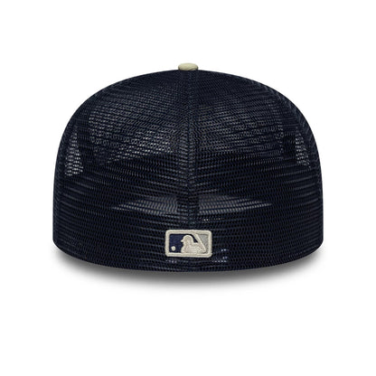 Pictured is this MLB All Mesh LA Dodgers 59FIFTY Fitted cap in navy. 5