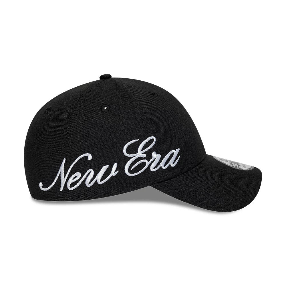 Pictured is this New Era Big Script 39THIRTY Stretch Fit cap in black. 4
