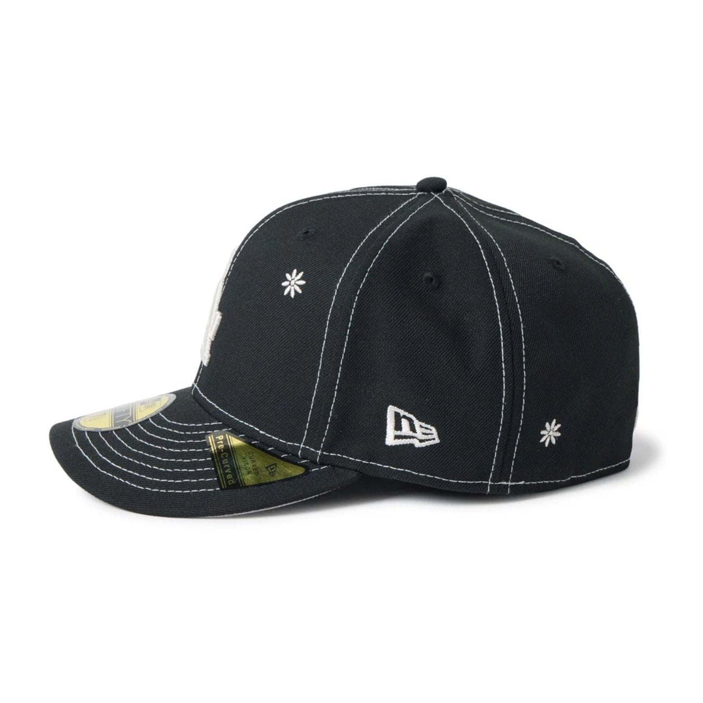 Pictured is this MLB Floral LA Dodgers 59FIFTY Fitted cap in black. 7