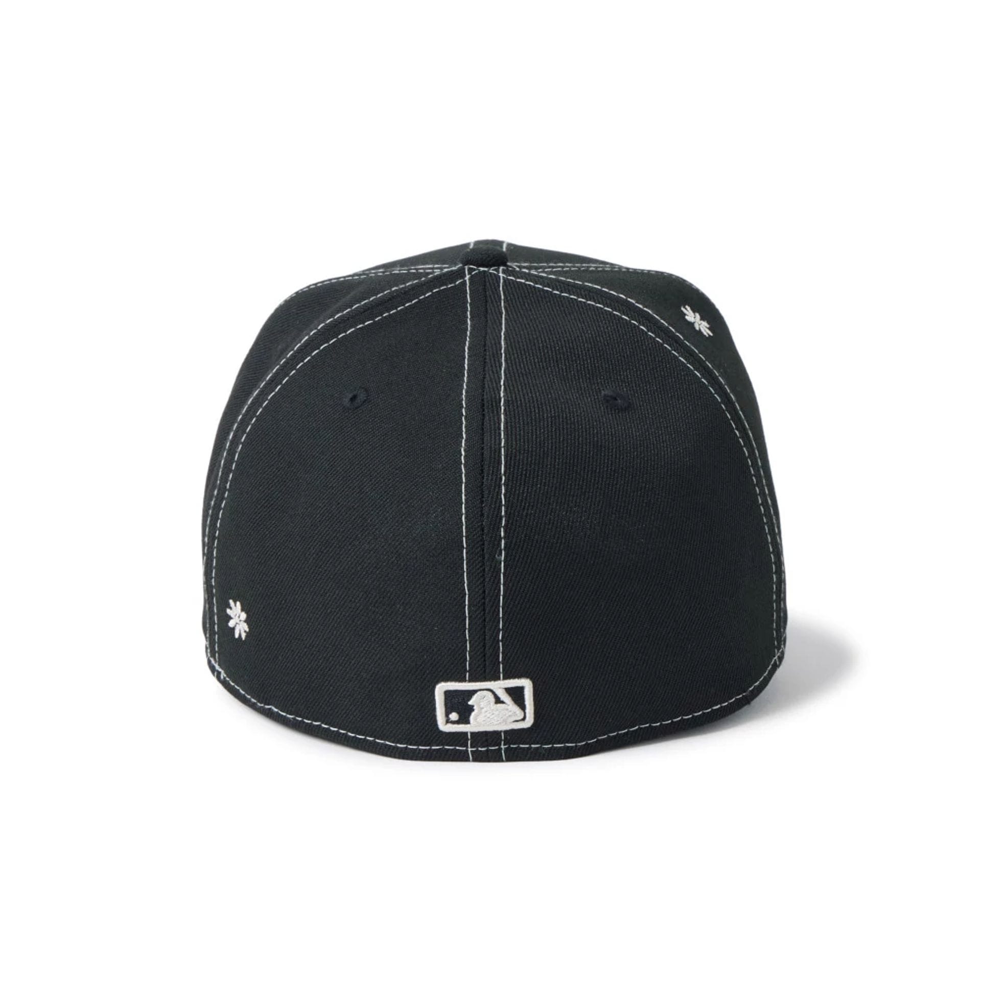 Pictured is this MLB Floral LA Dodgers 59FIFTY Fitted cap in black. 9