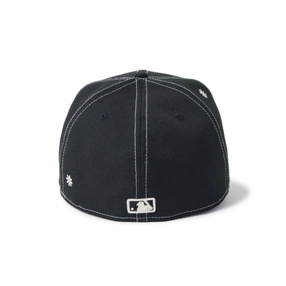 Pictured is this MLB Floral LA Dodgers 59FIFTY Fitted cap in black. 9