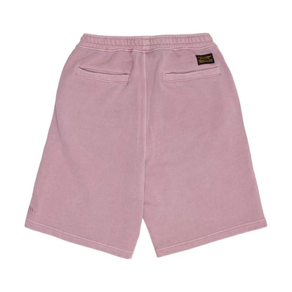 The model is wearing this New Era Originators Oversized Shorts in pink. 9