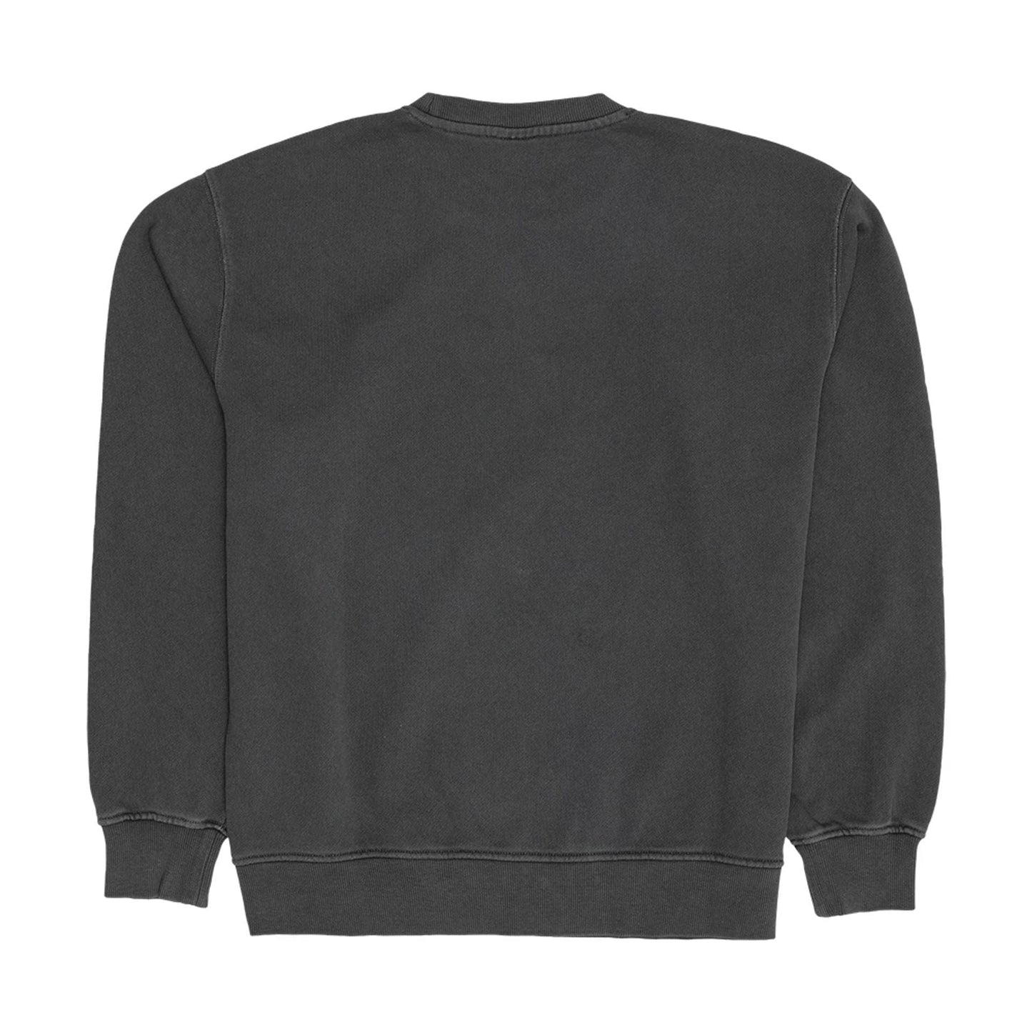 The model is wearing this New Era Originators Crew Neck Sweater in black. 2