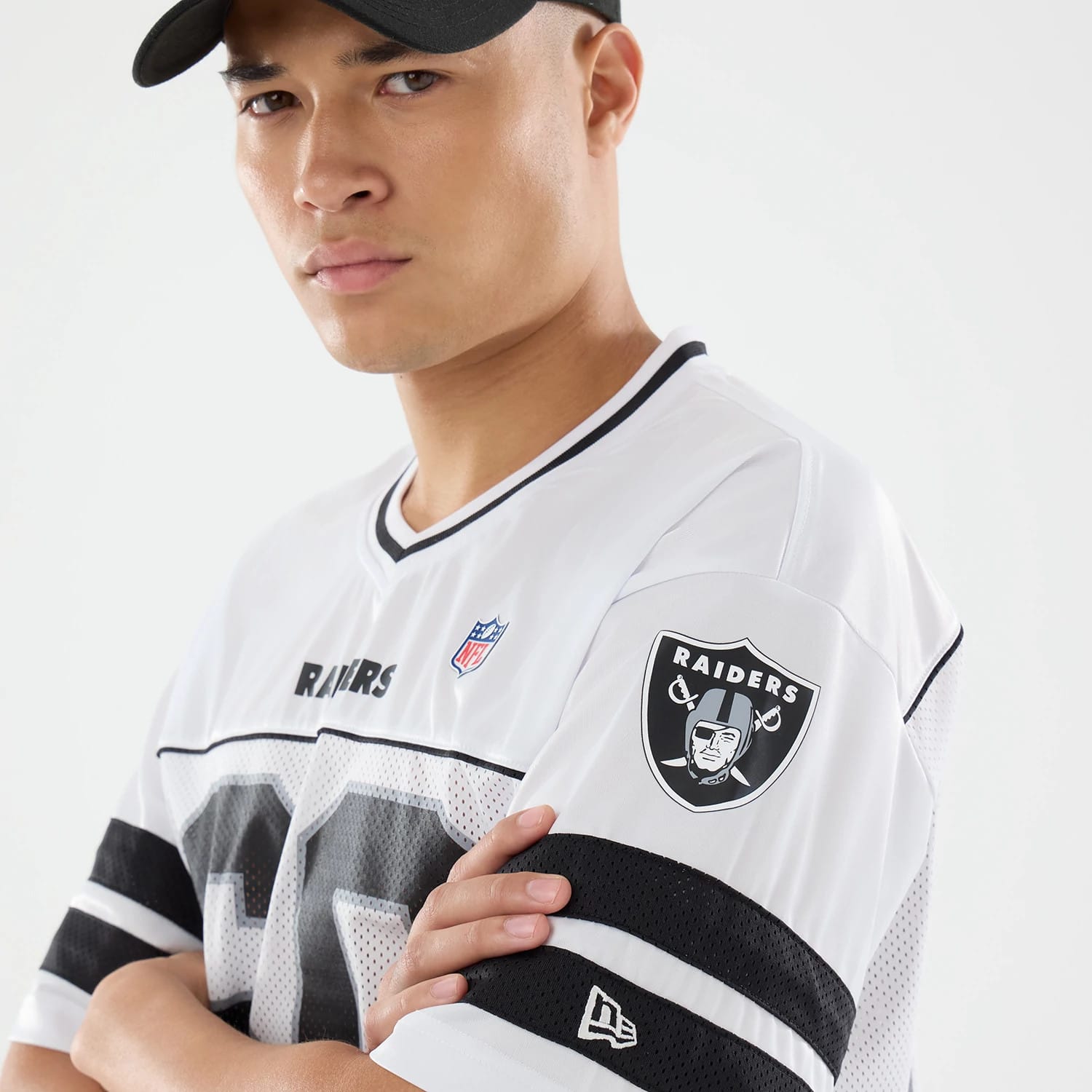 NFL Las Vegas Raiders White Mesh Jersey | NEC UK