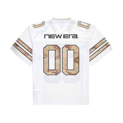 The model is wearing this New Era 1920 Mesh Jersey in white. 2