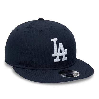 Pictured is this MLB Seersucker LA Dodgers Retro Crown 9FIFTY cap in navy. 3