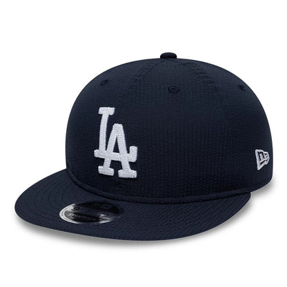 Pictured is this MLB Seersucker LA Dodgers Retro Crown 9FIFTY cap in navy. 1