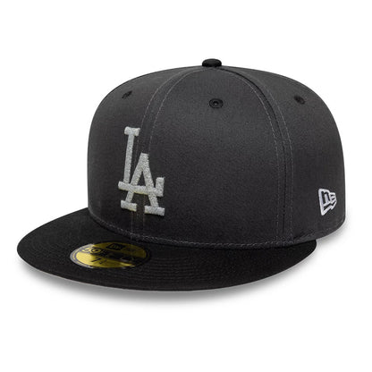 Pictured is this MLB Reflective LA Dodgers 59FIFTY Fitted cap in charcoal. 6