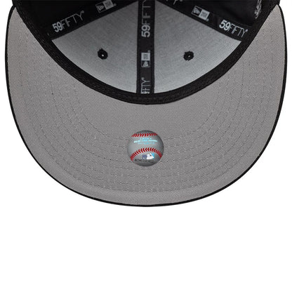 Pictured is this MLB Reflective LA Dodgers 59FIFTY Fitted cap in charcoal. 4