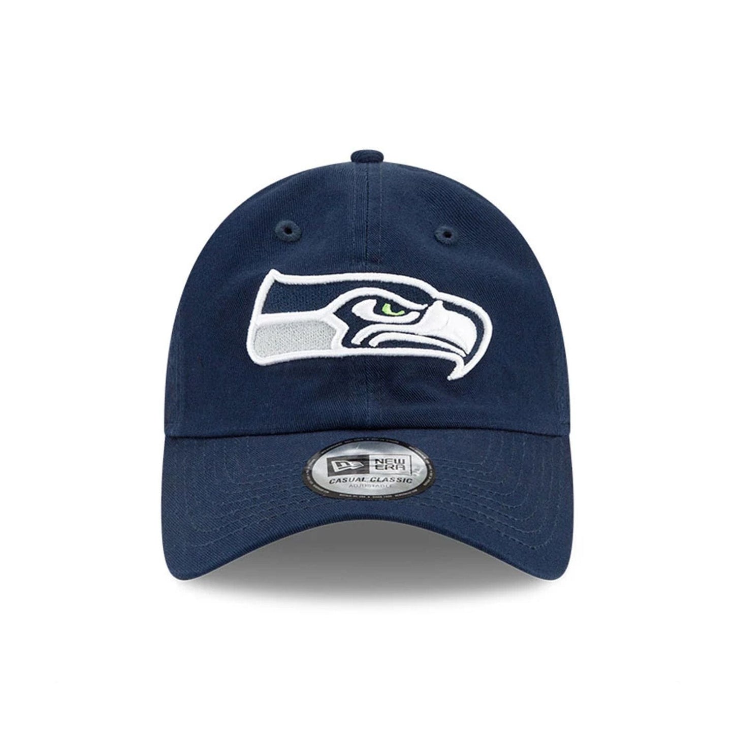 Pictured is this NFL X Bad Bunny Seattle Seahawks Casual Classic cap in navy. 2