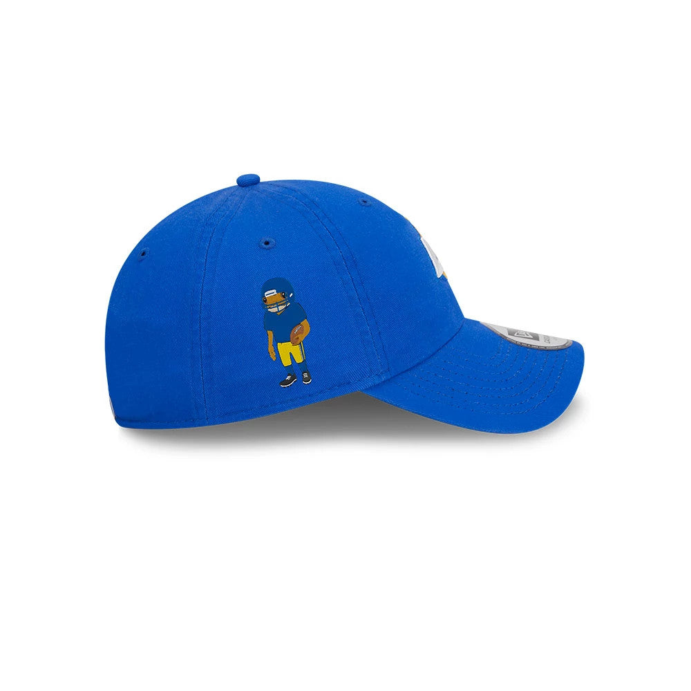 Pictured is this NFL X Bad Bunny LA Rams Casual Classic cap in bright blue. 4