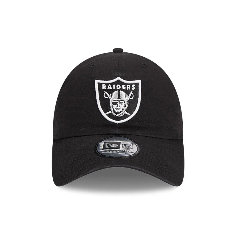 Pictured is this NFL X Bad Bunny Las Vegas Raiders Casual Classic cap in black. 2