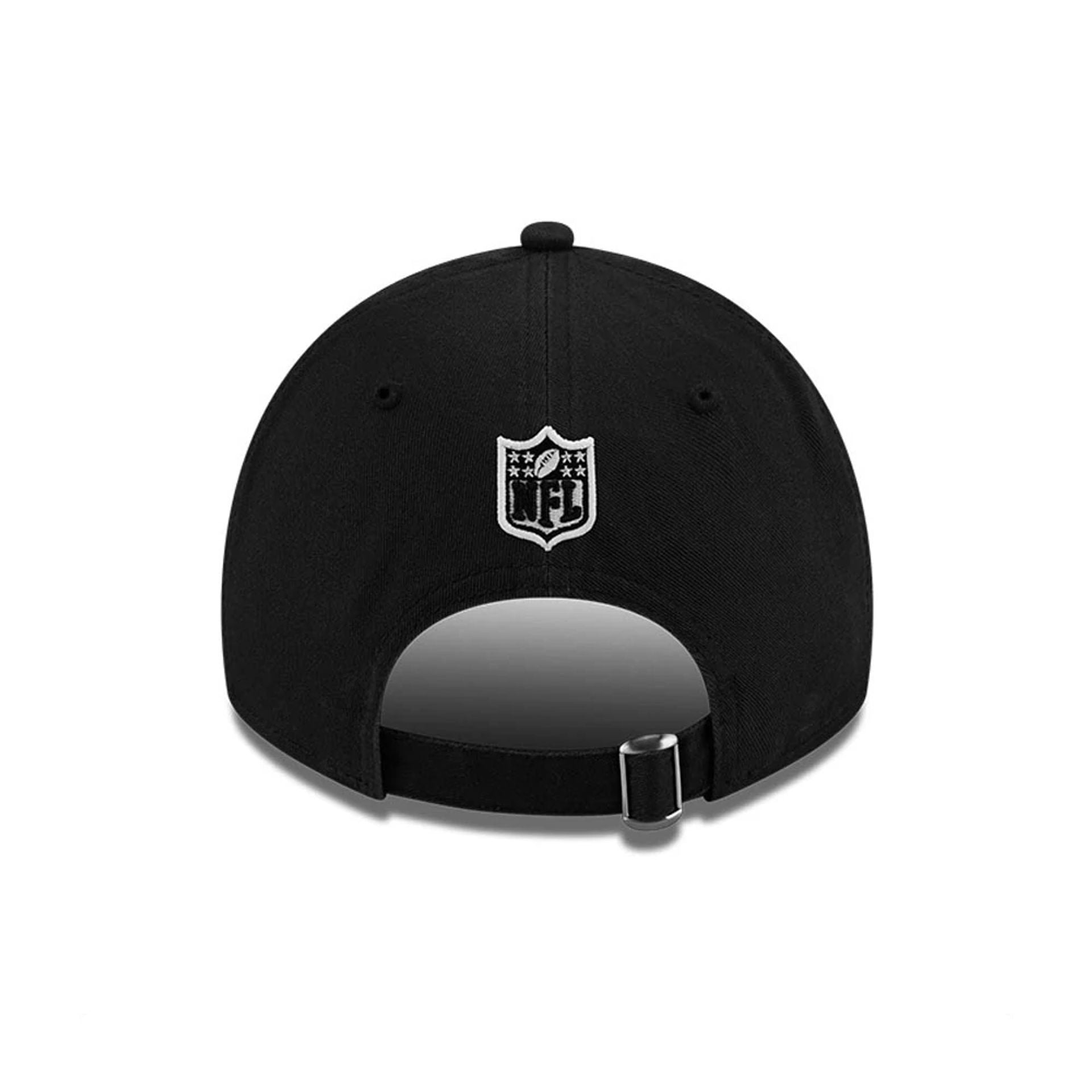 Pictured is this NFL X Bad Bunny Las Vegas Raiders Casual Classic cap in black. 5