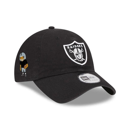 Pictured is this NFL X Bad Bunny Las Vegas Raiders Casual Classic cap in black. 1