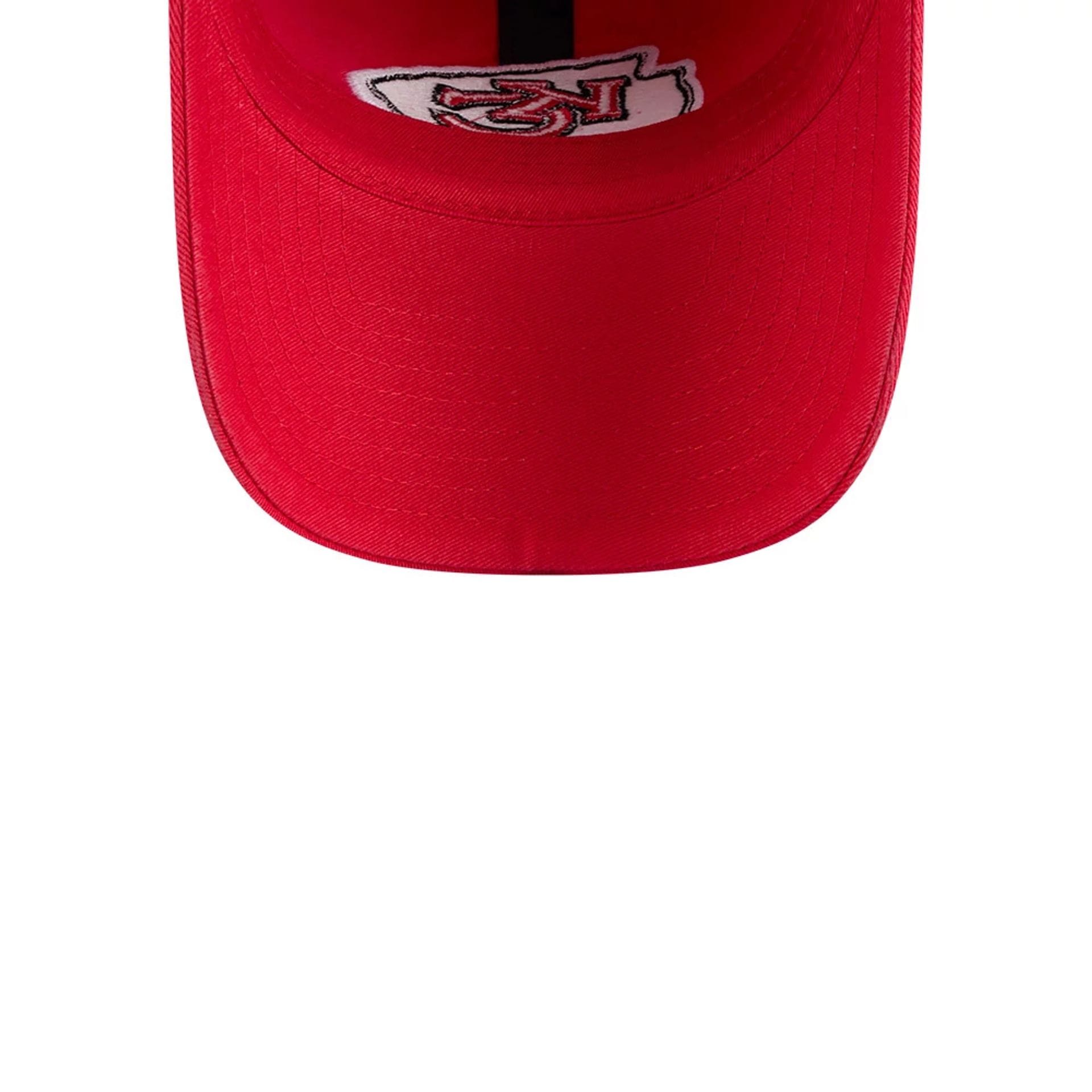Pictured is this NFL X Bad Bunny Kansas City Chiefs Casual Classic cap in red. 7