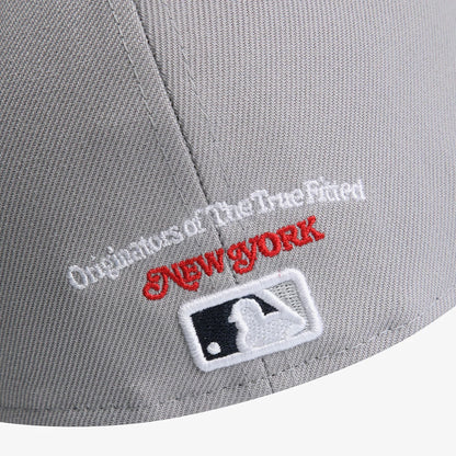 Pictured is this MLB 59FIFTY Day New York Yankees Low Profile 59FIFTY Fitted cap in grey. 6