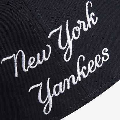 Pictured is this MLB 59FIFTY Day New York Yankees Split Panel 59FIFTY Fitted cap in navy. 7
