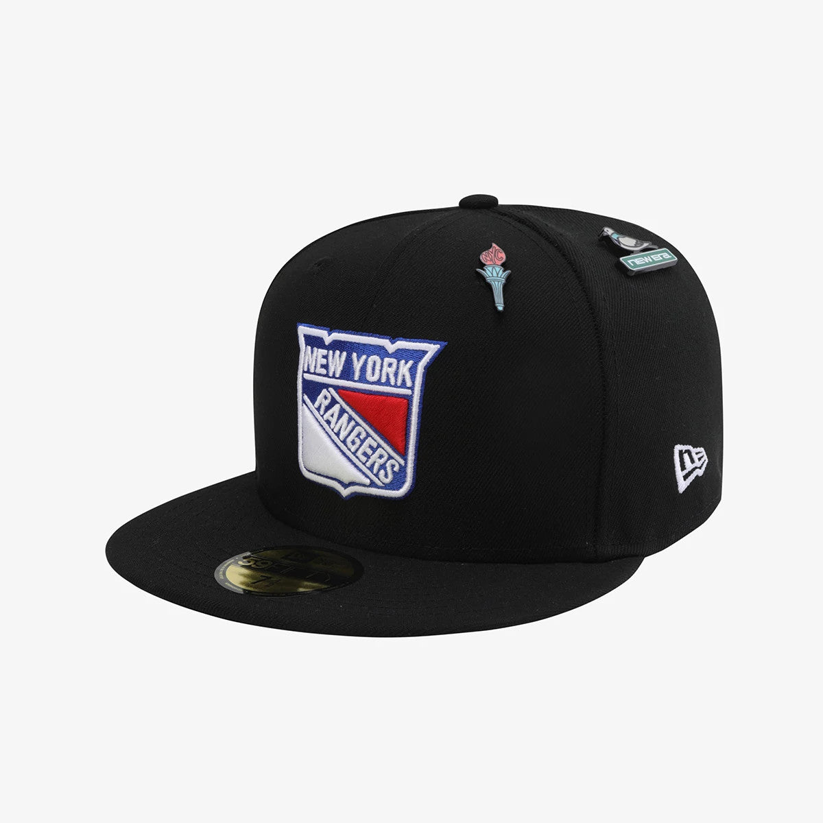 Pictured is this NHL 59FIFTY Day New York Rangers 59FIFTY Fitted cap in black. 1