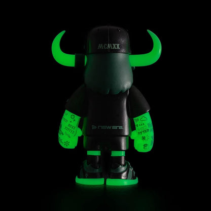 Pictured is this New Era 59FIFTY Day 2026 Glow In The Dark Ffalo figure in black. 8
